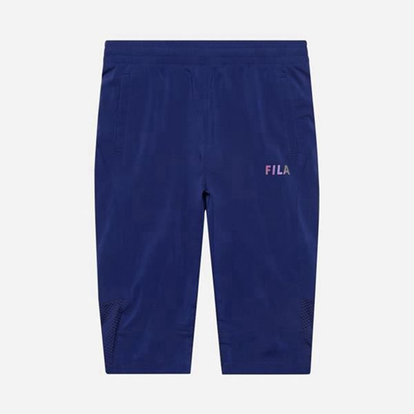 Fila Aurora Stretch Warm Up Fleece Boy's Shorts - Blue,NZ 14-38941